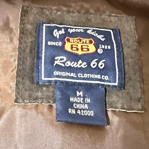 Route 66 Brown Classic Vest Size M - Picture 4 of 6